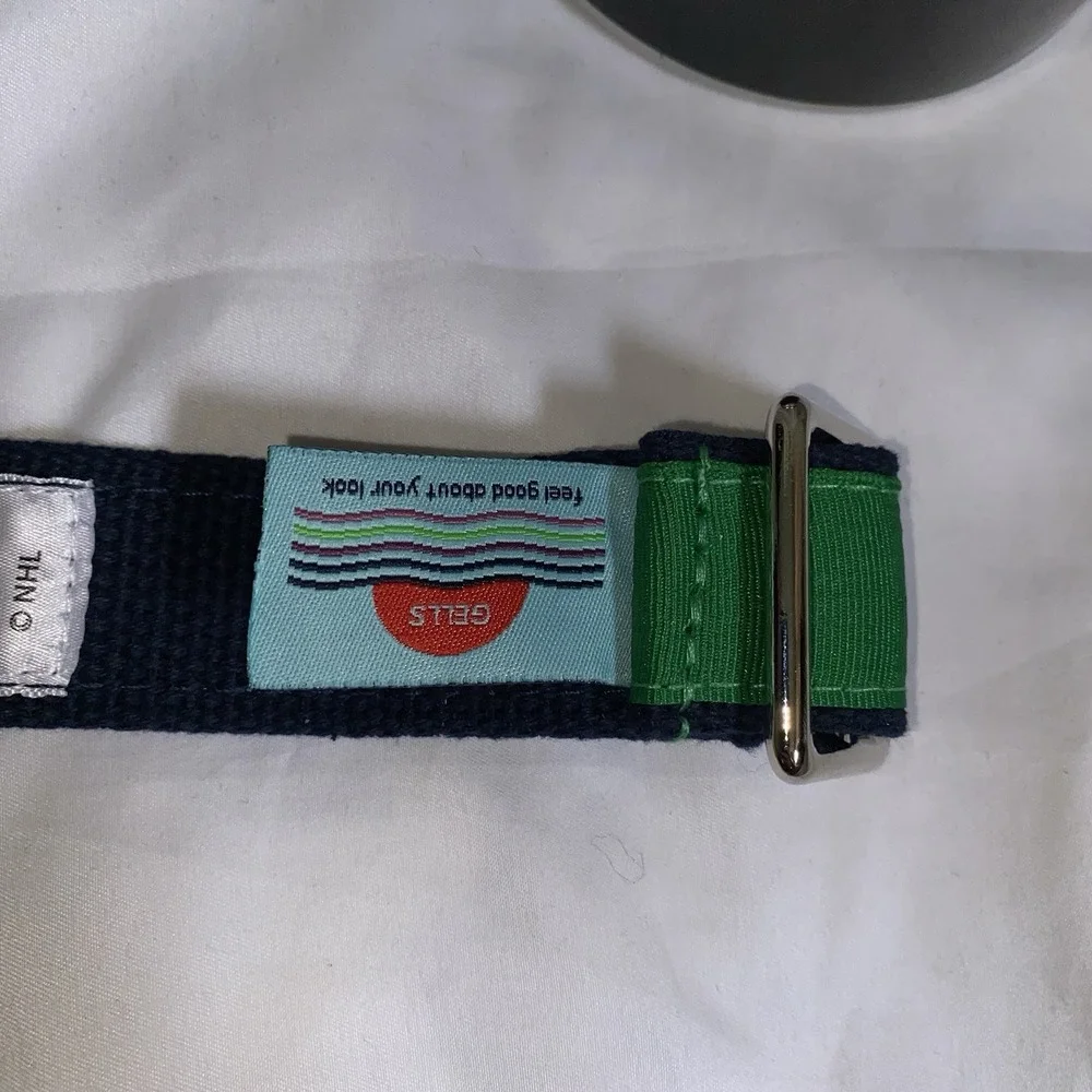 NEW Men's Vancouver Canucks NHL Hockey Gells Woven Belt Size Large 36-41